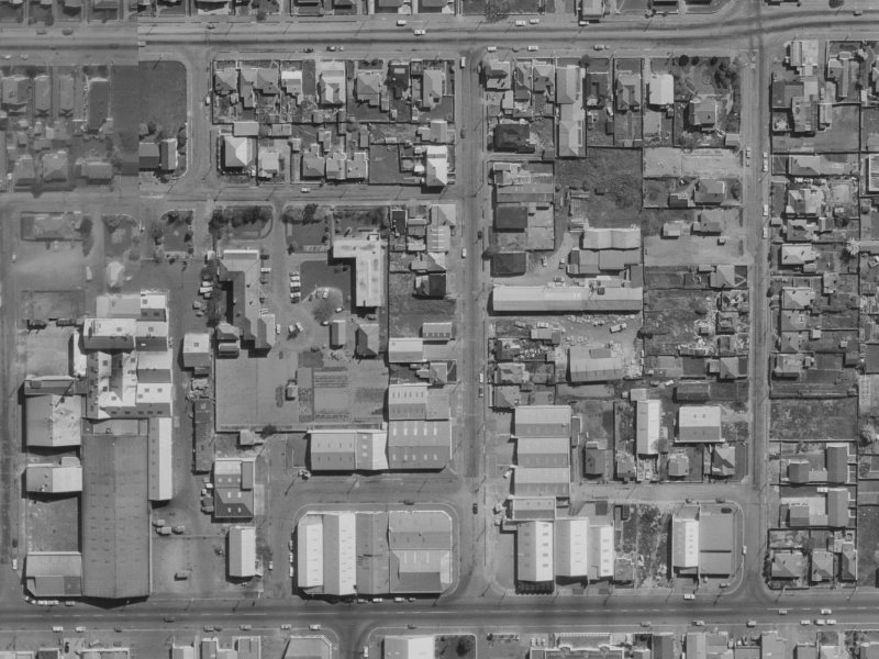 21 Saxon Street from the air, 1970-1974