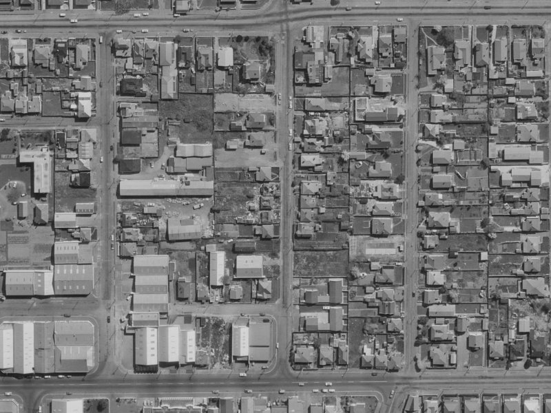 21 Stanmore Road from the air, 1970-1974
