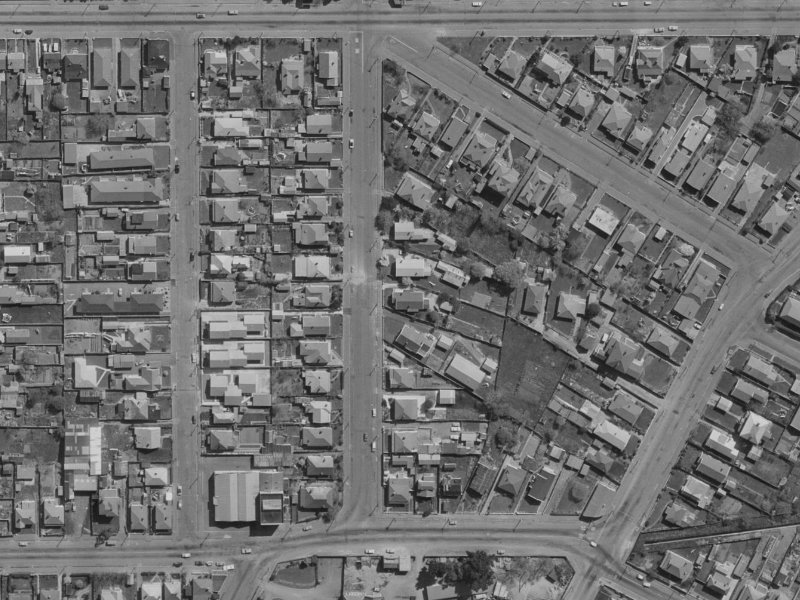 22 England Street from the air, 1970-1974