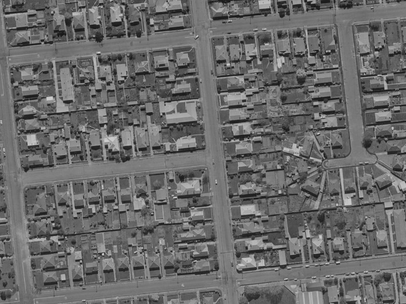 2A George Street from the air, 1970-1974