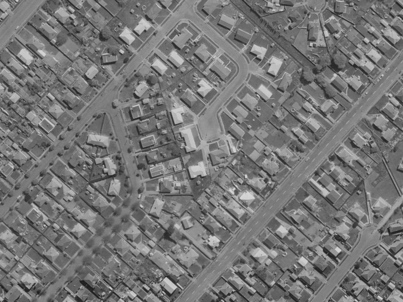 20 Rasen Place from the air, 1970-1974