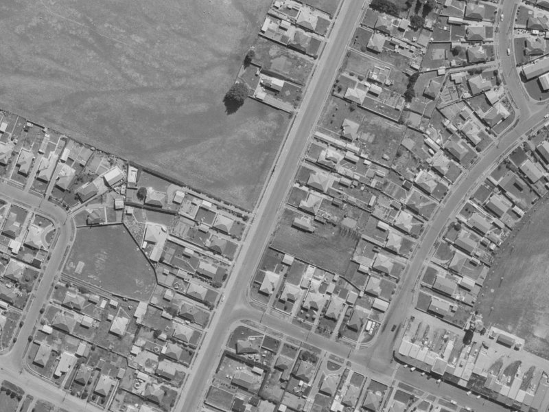 74A Gilberthorpes Road from the air, 1970-1974