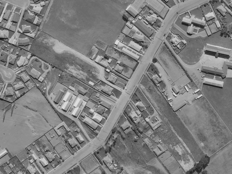 82A Middlepark Road from the air, 1970-1974