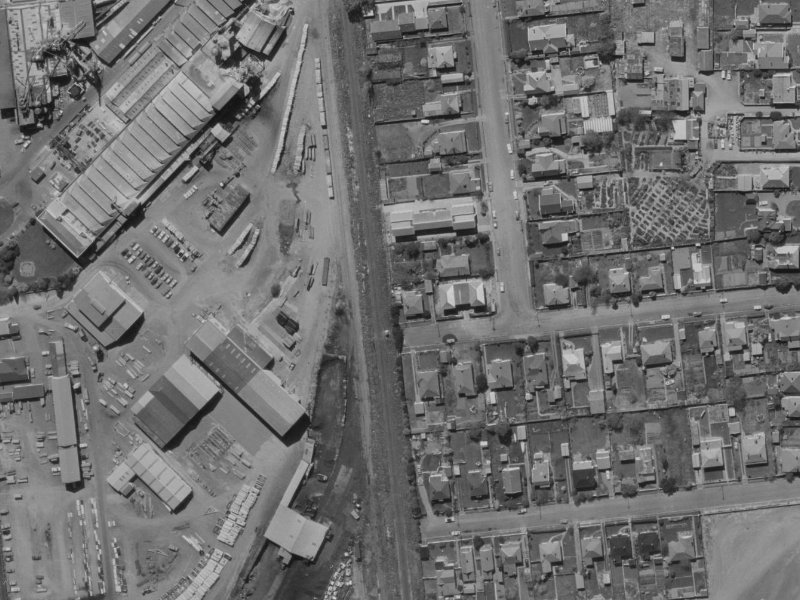20 Brockworth Place from the air, 1970-1974