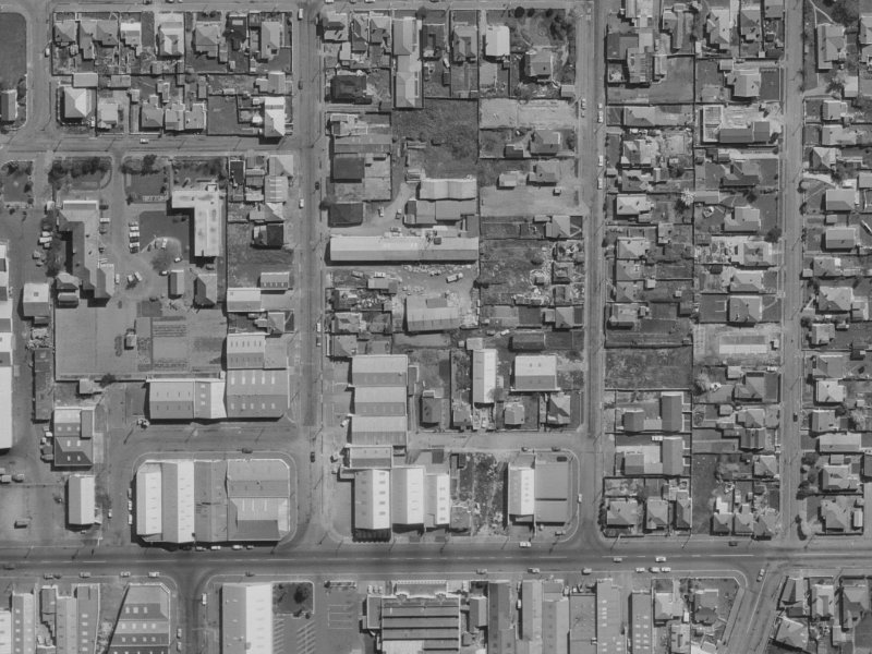 20 Saxon Street from the air, 1970-1974