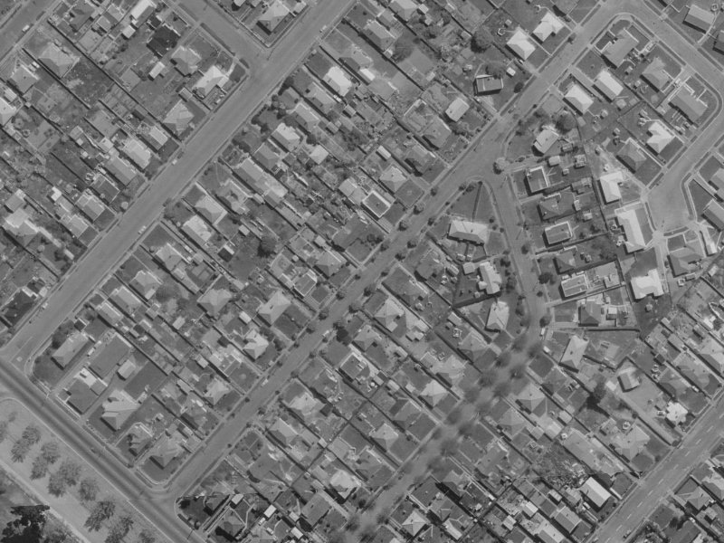 17 Jollie Street from the air, 1970-1974
