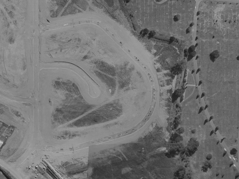Kawau Crescent from the air, 1970-1974