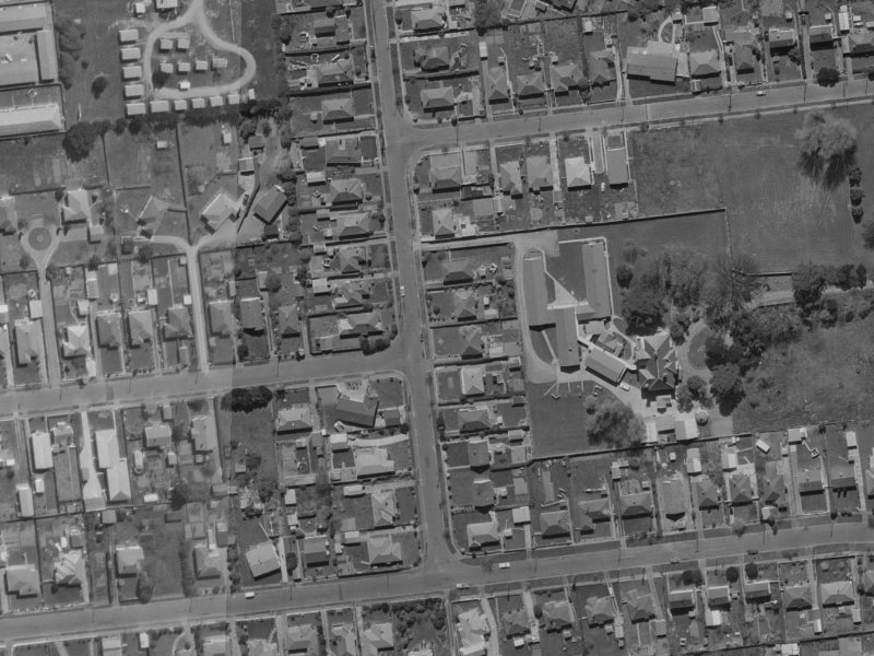 12 Ballantyne Avenue from the air, 1970-1974