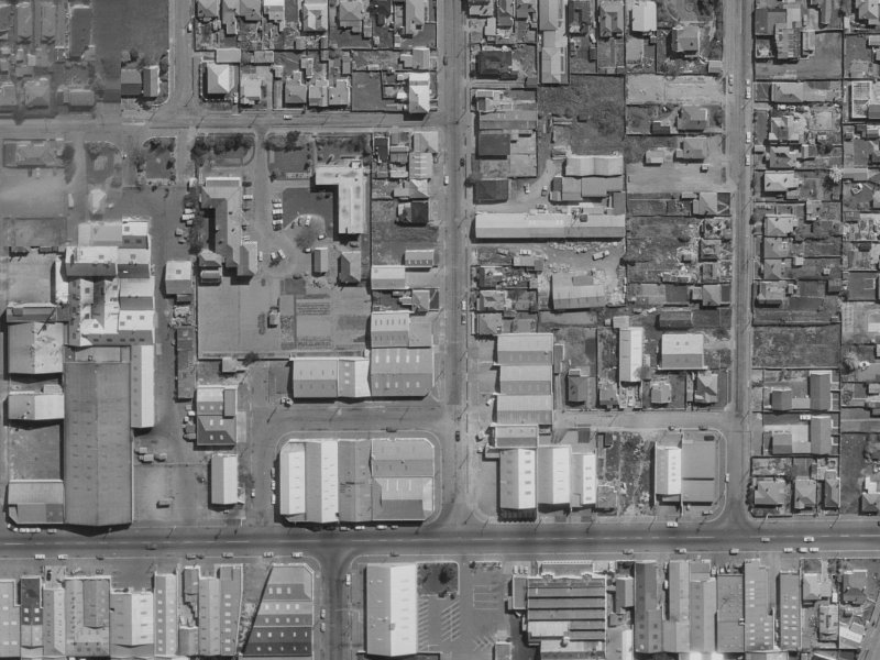 13 Saxon Street from the air, 1970-1974