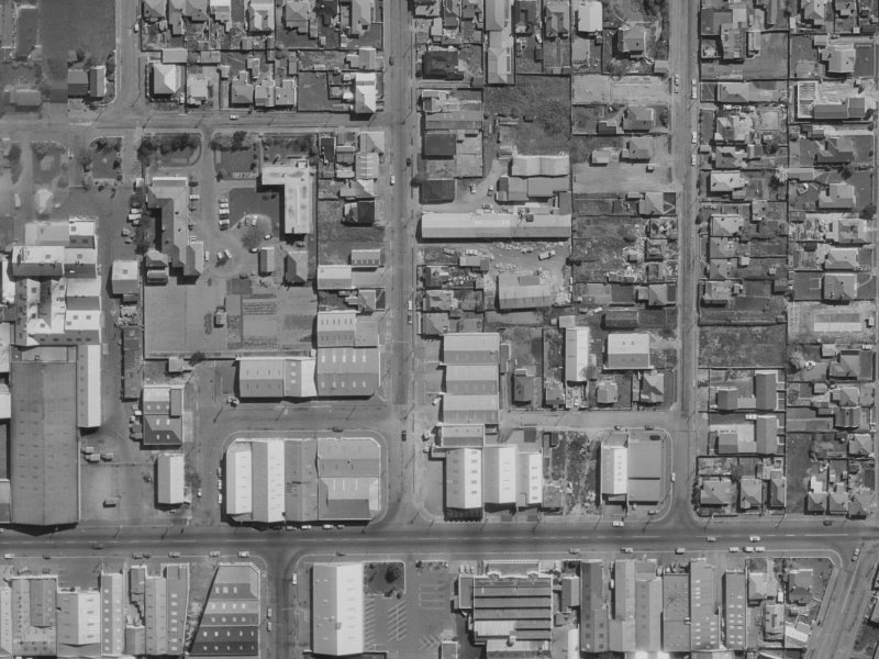 18 Saxon Street from the air, 1970-1974