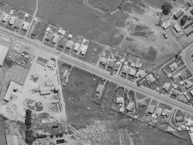 27 Buchanans Road from the air, 1970-1974