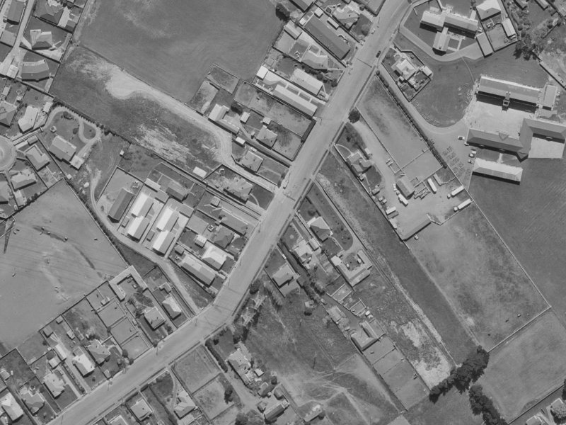 96 Middlepark Road from the air, 1970-1974
