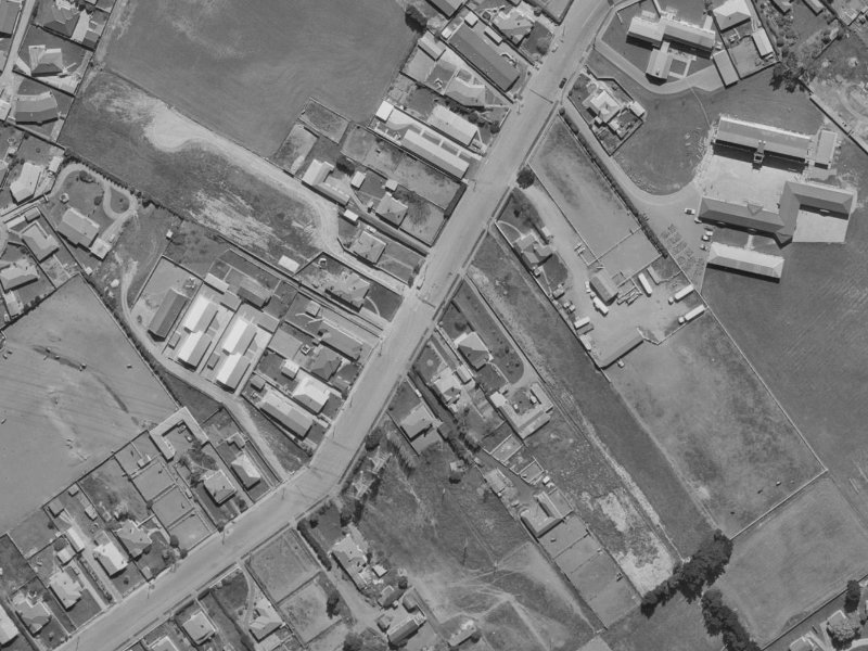 86-96 Middlepark Road from the air, 1970-1974