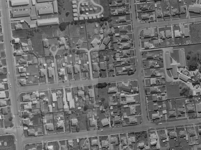 21 Owens Terrace from the air, 1970-1974