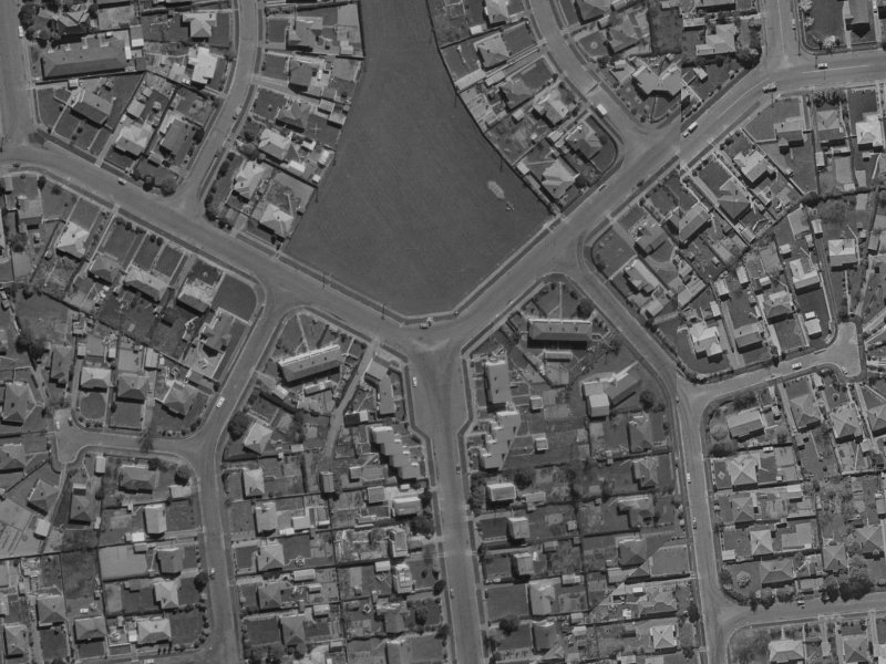 29A Tika Street from the air, 1970-1974