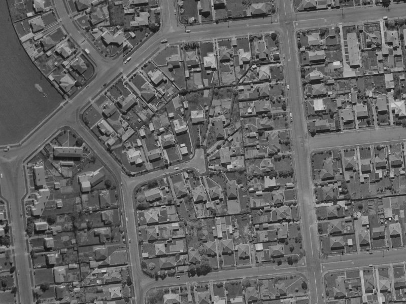3 Huia Street from the air, 1970-1974