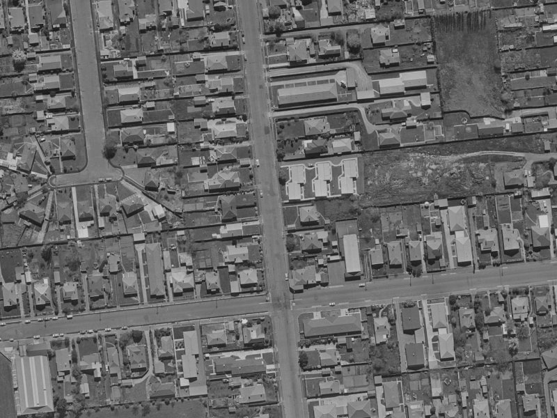 36 Division Street from the air, 1970-1974
