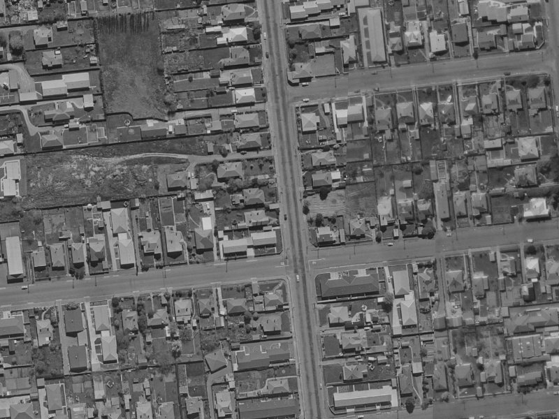 137 Clarence Street from the air, 1970-1974