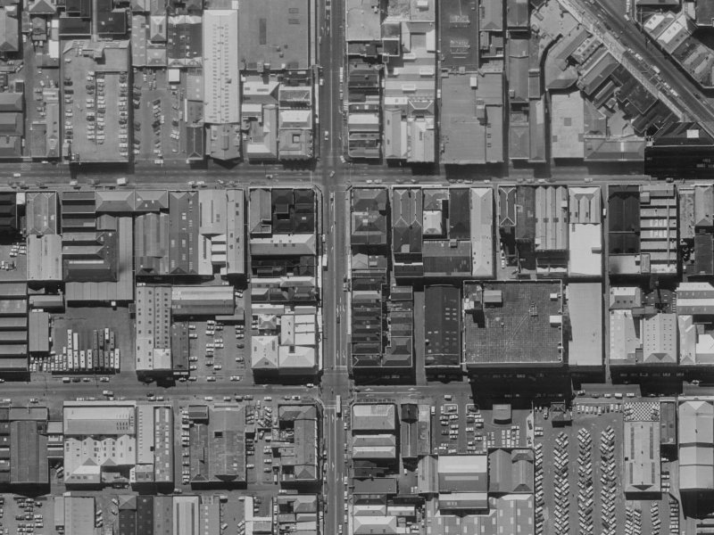 650 Colombo Street from the air, 1970-1974