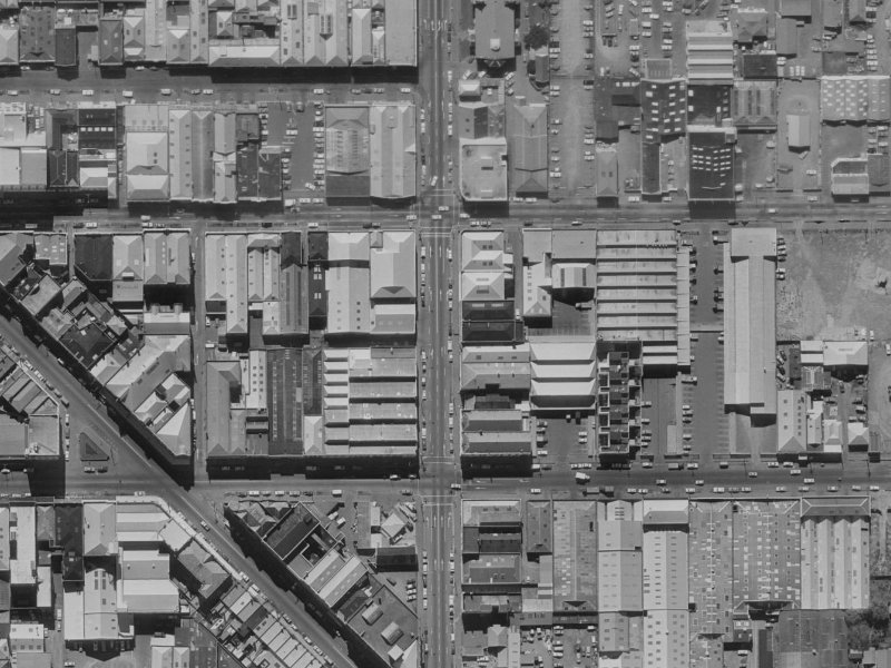 214 Madras Street from the air, 1970-1974