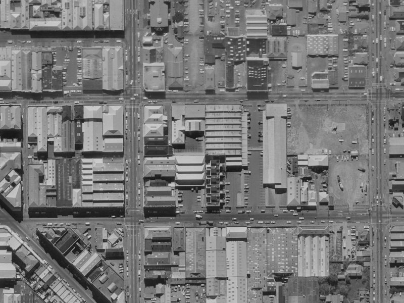 170 Lichfield Street from the air, 1970-1974