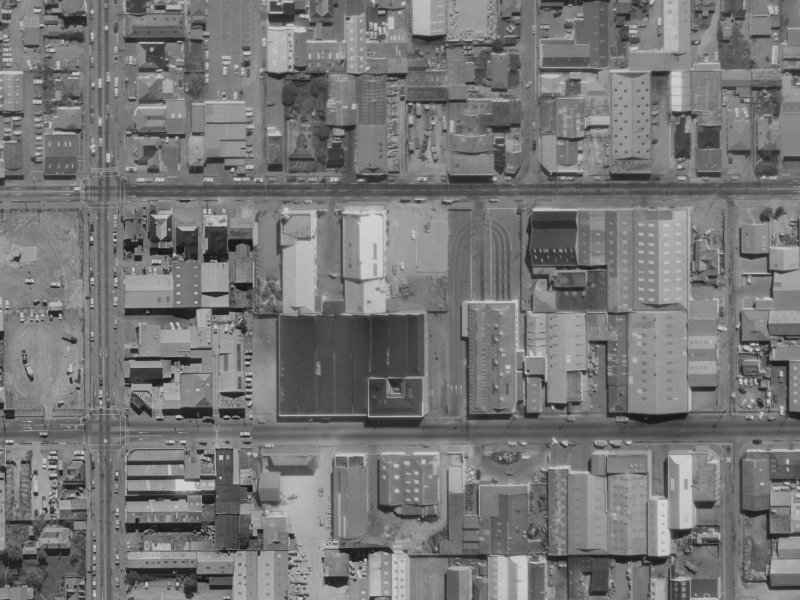 234/236 Lichfield Street from the air, 1970-1974