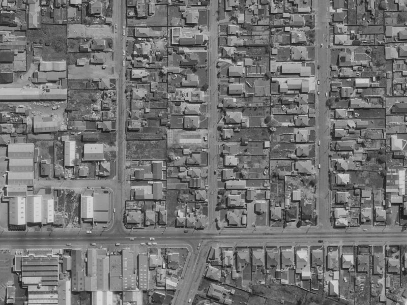 97 Nursery Road from the air, 1970-1974