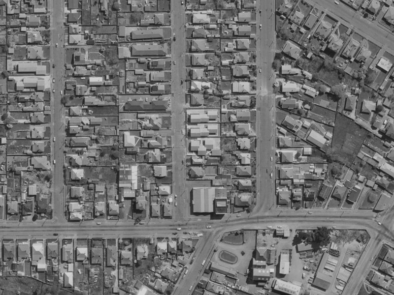 14 Suffolk Street from the air, 1970-1974