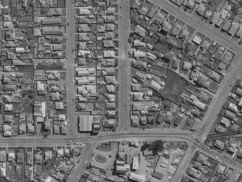 9 England Street from the air, 1970-1974