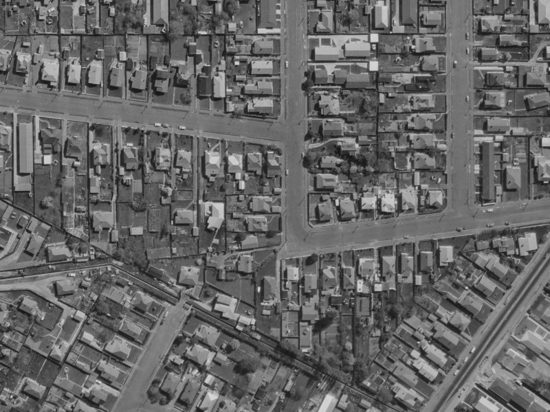 7 Clive Street from the air, 1970-1974
