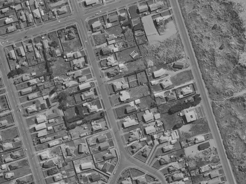 377 Pine Avenue from the air, 1970-1974