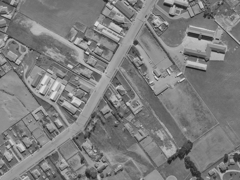 83 Middlepark Road from the air, 1970-1974