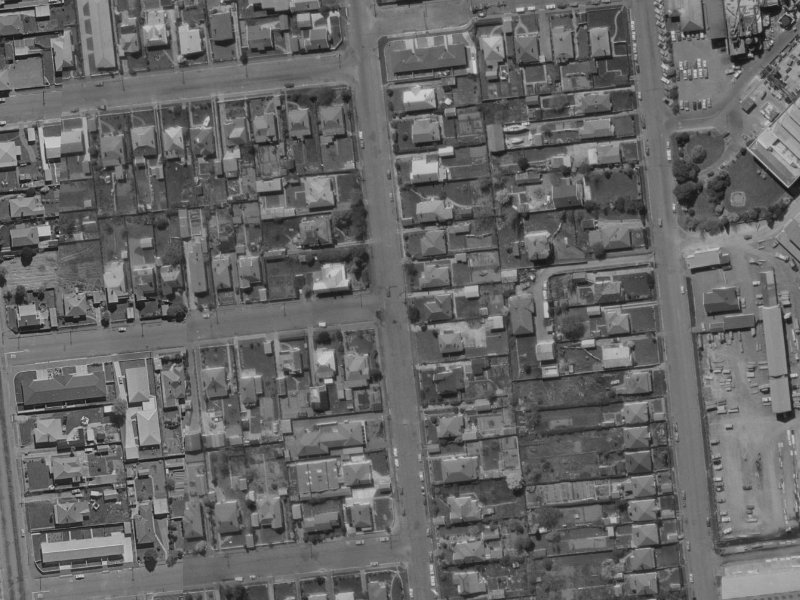 40 Picton Avenue from the air, 1970-1974