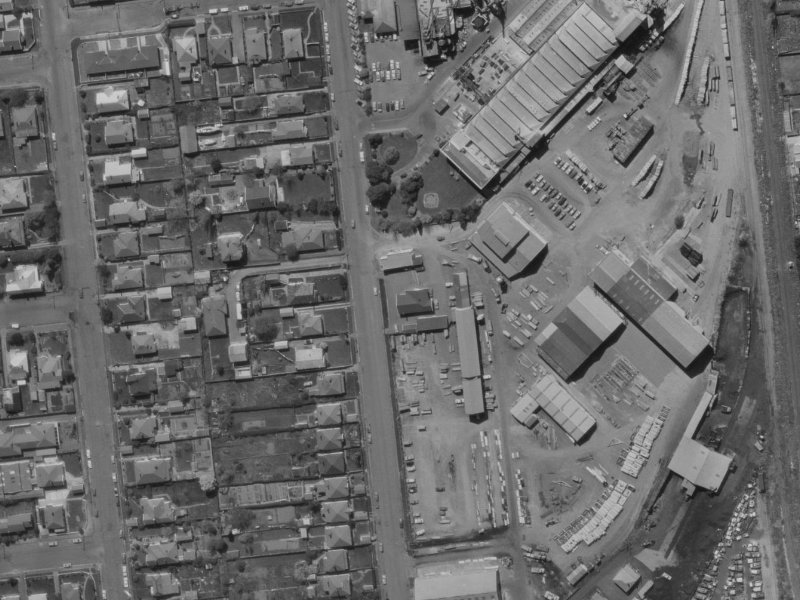 44 Mandeville Street from the air, 1970-1974