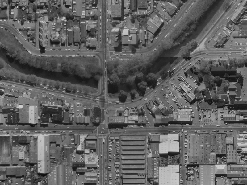 53 Oxford Terrace from the air, 1970-1974