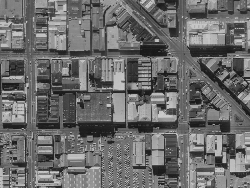 Struthers Lane from the air, 1970-1974