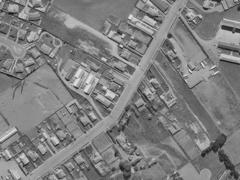 102 Middlepark Road from the air, 1970-1974