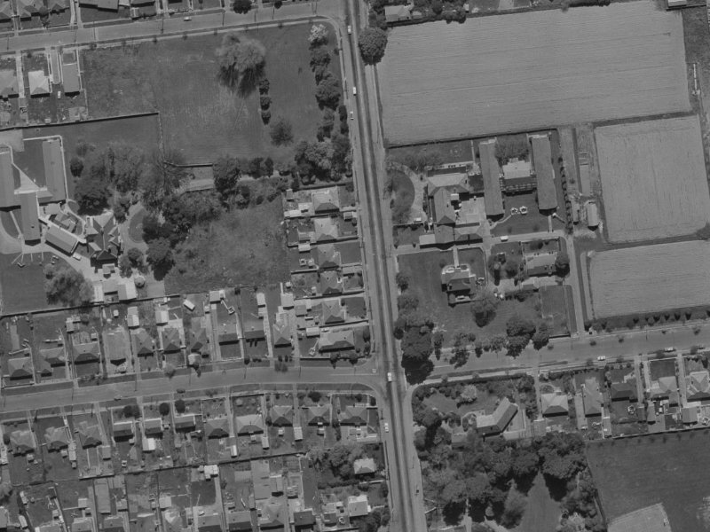 40B Hansons Lane from the air, 1970-1974