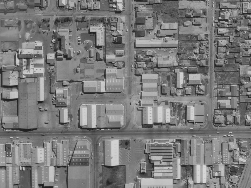 9 Saxon Street from the air, 1970-1974