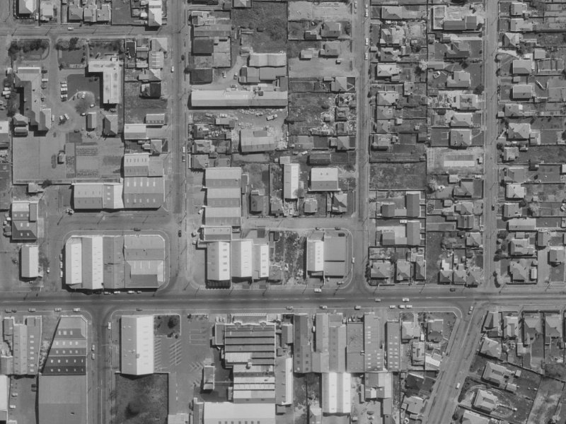 7 Dearsley Street from the air, 1970-1974