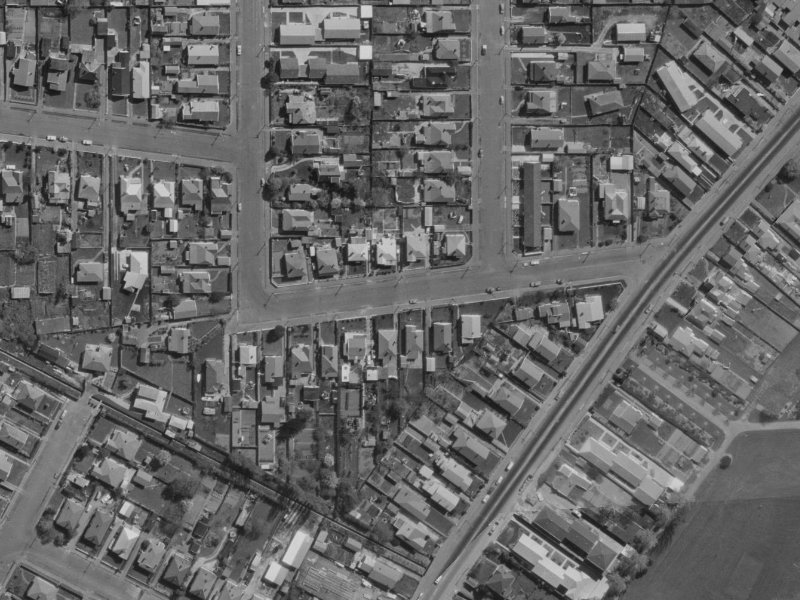 16 Marlborough Street from the air, 1970-1974