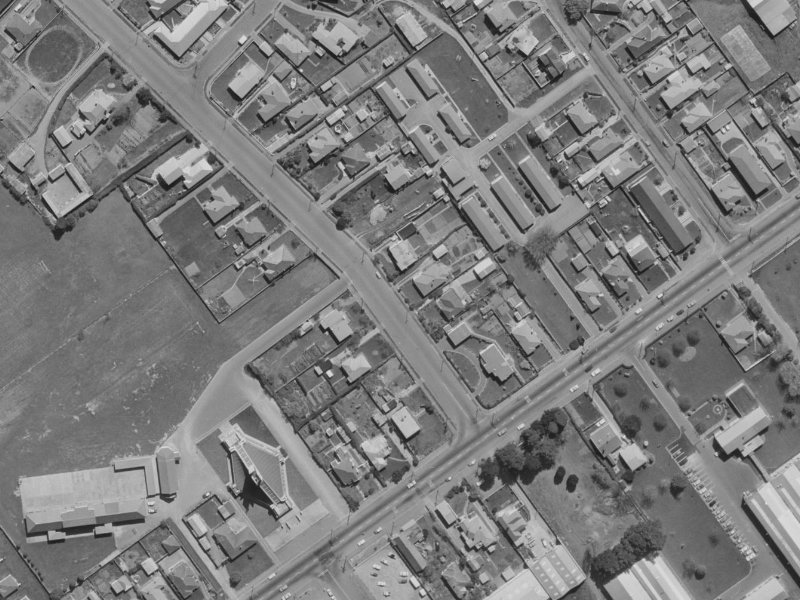 8 Craven Street from the air, 1970-1974