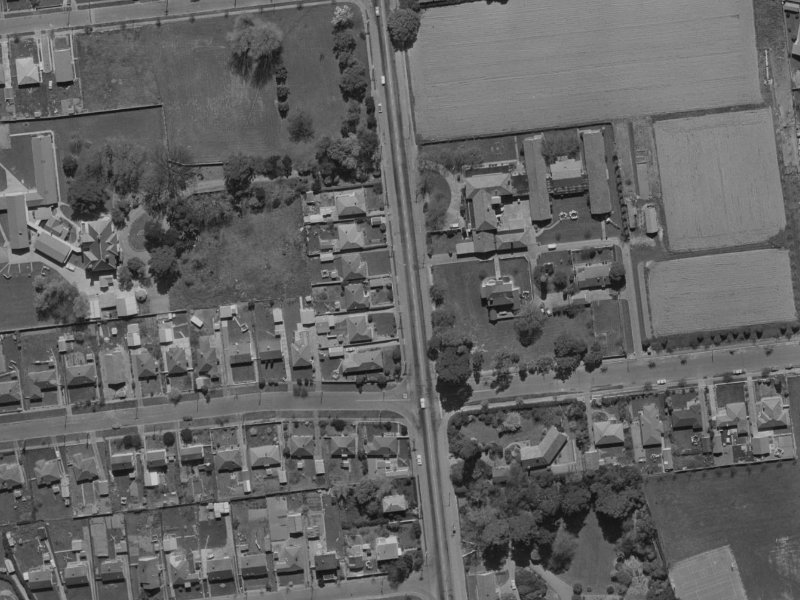 42A Hansons Lane from the air, 1970-1974