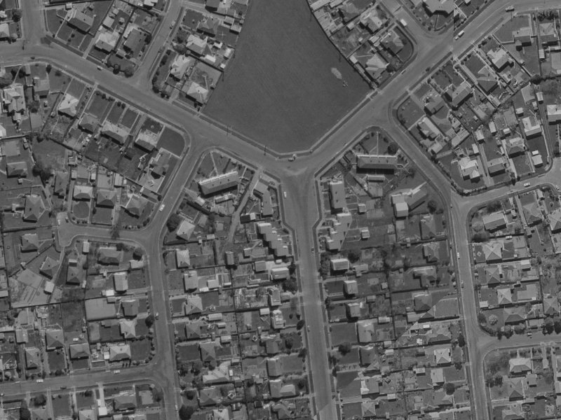 41 Tika Street from the air, 1970-1974