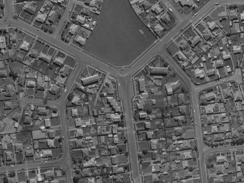 39 Tika Street from the air, 1970-1974
