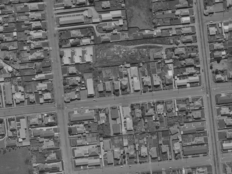 40-44 Elizabeth Street from the air, 1970-1974