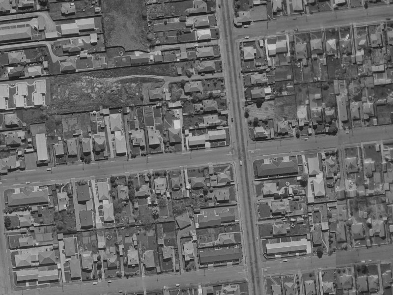 30A Elizabeth Street from the air, 1970-1974