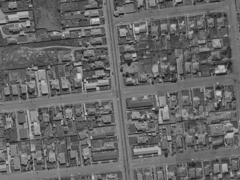 135 Clarence Street from the air, 1970-1974