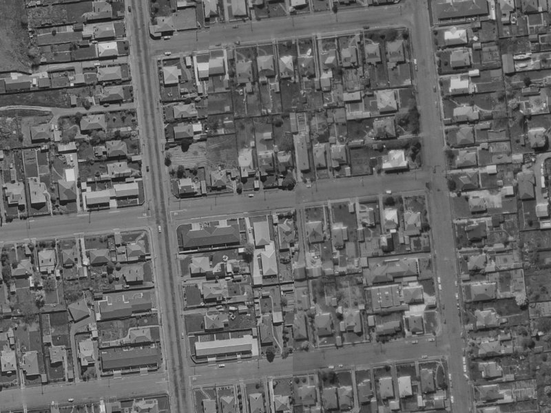 14A Elizabeth Street from the air, 1970-1974