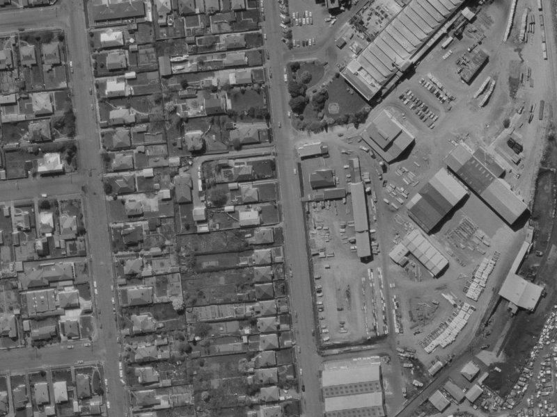 33 Mandeville Street from the air, 1970-1974